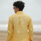 Bright Yellow Pure Linen Solid Shirt