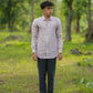 Light Mauve Pure Linen Solid Shirt