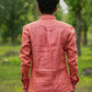Prime Orange Pure Linen Solid Shirt