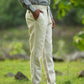 Light Cream Pure Linen Trouser