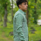 Sage Green Pure Linen Solid Shirt