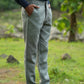 Dark Grey Pure Linen Trouser
