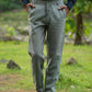 Dark Grey Pure Linen Trouser