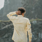 Light Ivory Pure Linen Plain Shirt