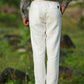 Stark White Pure Linen Trouser