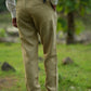 Khakhi Green Pure Linen Trouser