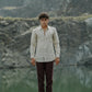 Neutral Pure Linen Solid Shirt