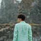 Irish Mint Pure Linen Solid Shirt