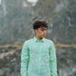 Irish Mint Pure Linen Solid Shirt