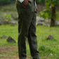 Forest Green Pure Linen Trouser