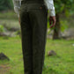 Forest Green Pure Linen Trouser