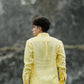 Lemon Yellow Pure Linen Solid Shirt