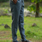 Slate Grey Pure Linen Trouser