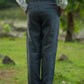 Slate Grey Pure Linen Trouser
