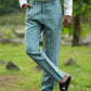 Ocean Green Pure Linen Trouser
