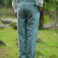 Ocean Green Pure Linen Trouser