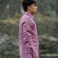 Deep Rosy Pink Pure Linen Solid Shirt