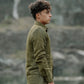 Olive Green Pure Linen Solid Shirt